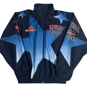 Vintage Champion Team USA Olympic Jacket (Size XL)